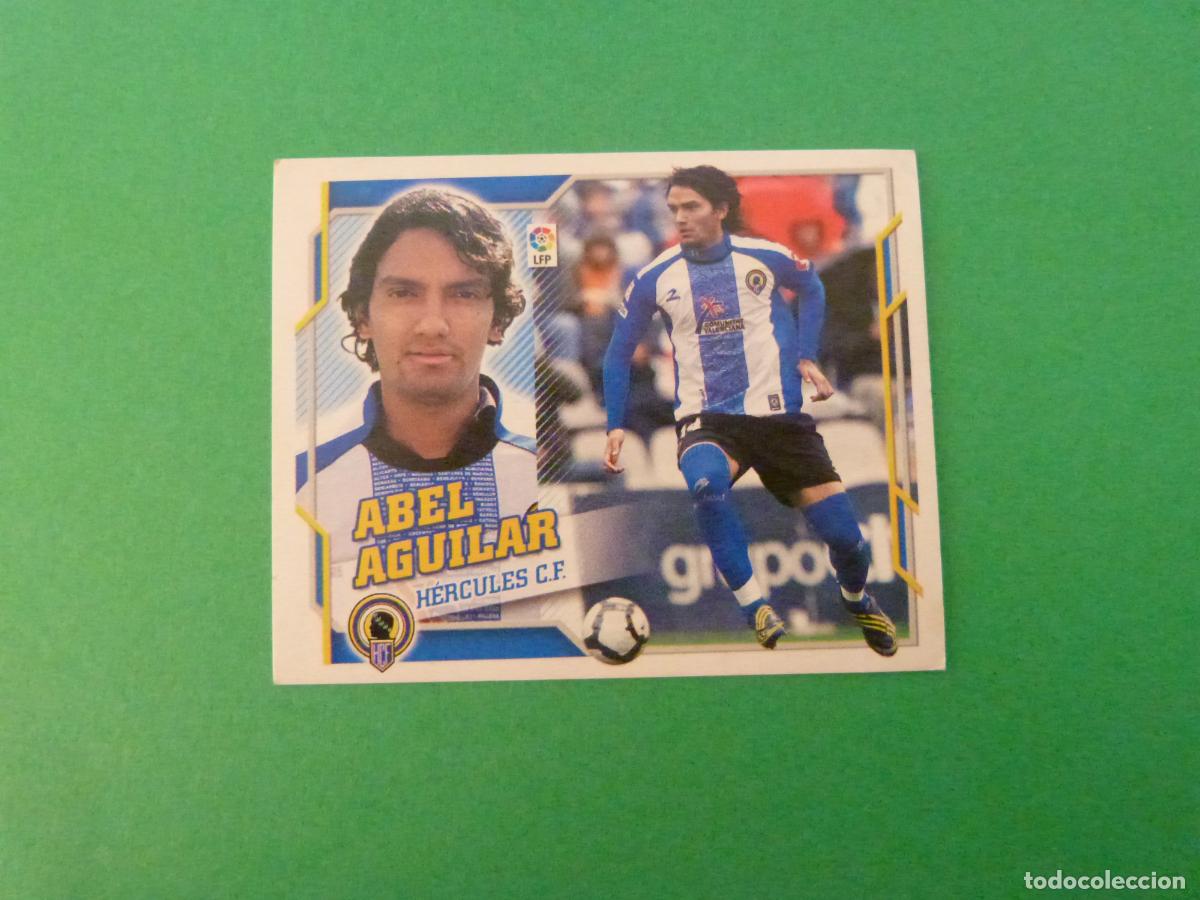 Cromos de Futebol: CROMO FUTBOL ABEL AGUILAR HERCULES C.F. COLOCA SIN PEGAR N&ordm; 9 B LIGA ESTE 2010-2011/10-11