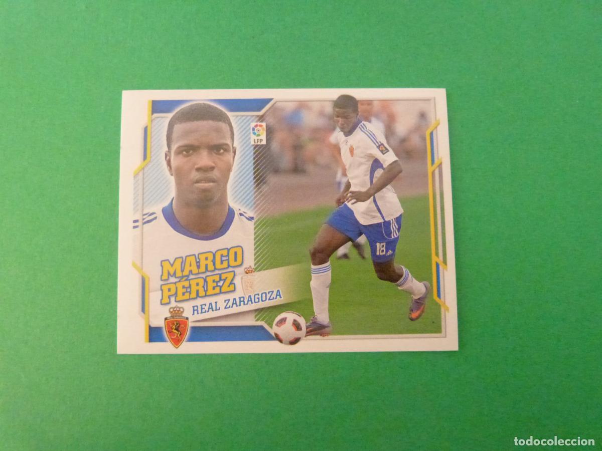 Cromos de Futebol: CROMO FUTBOL MARCO PEREZ REAL ZARAGOZA COLOCA SIN PEGAR N&ordm; 16 B LIGA ESTE 2010-2011/10-11