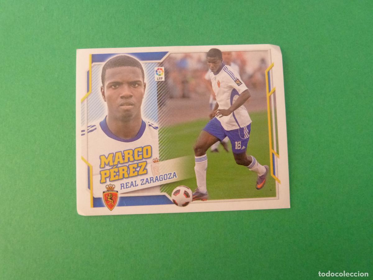 Cromos de Futebol: CROMO FUTBOL MARCO PEREZ REAL ZARAGOZA COLOCA SIN PEGAR N&ordm; 16 B LIGA ESTE 2010-2011/10-11