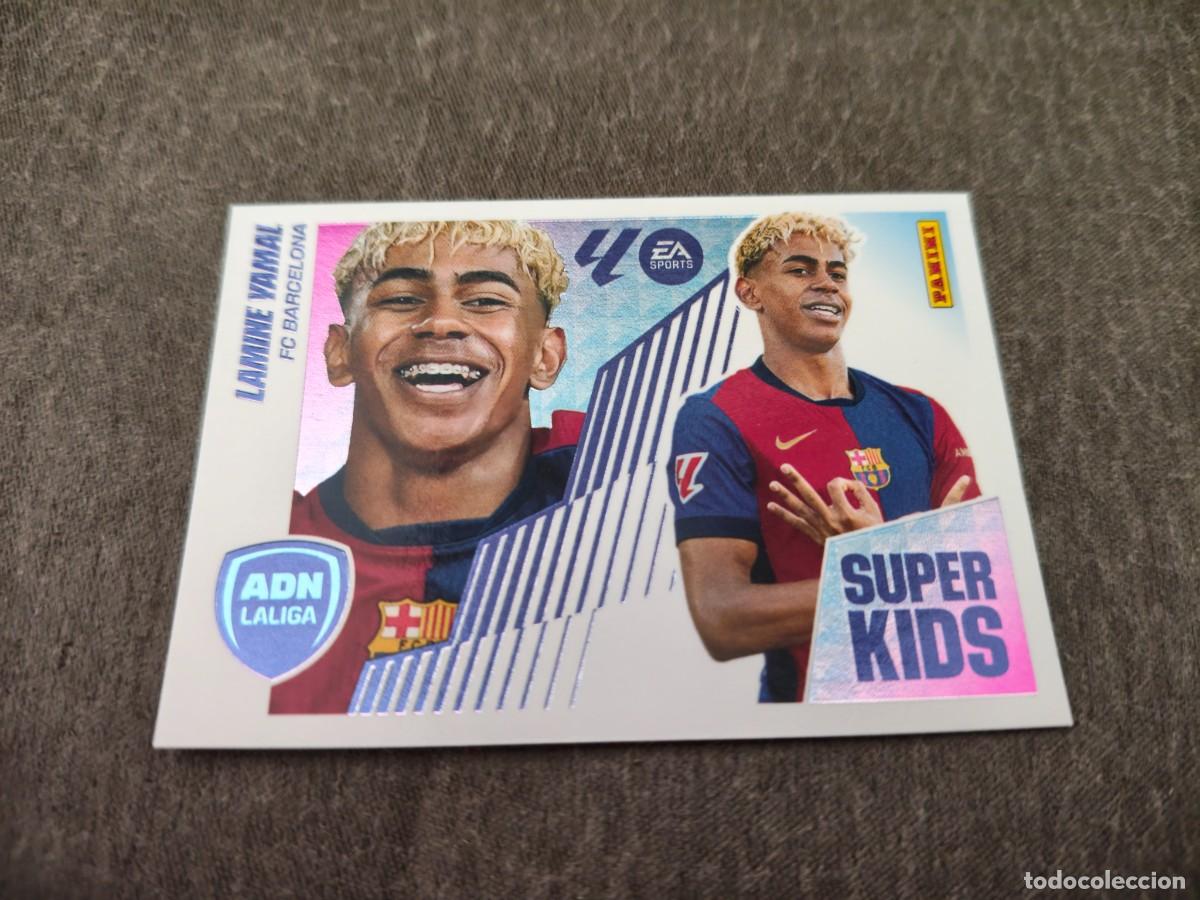Cromos de f&uacute;tbol: Cromo 14 LAMINE YAMAL FC BARCELONA SUPER KIDS. Colecci&oacute;n LALIGA F&uacute;tbol 2025-2026 PANINI Nuevo
