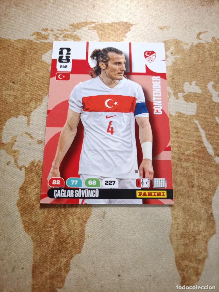 Cromos de Futebol: Contender 545 CAGLAR SOY&Uuml;NC&Uuml; Adrenalyn WORLD cup 2026