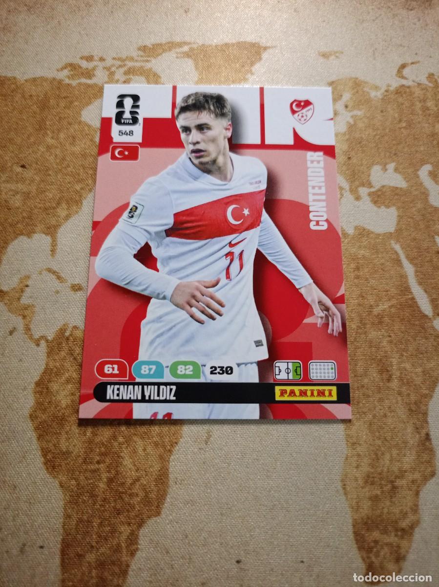 Cromos de f&uacute;tbol: Contender 548 KENAN YILDIZ Adrenalyn WORLD cup 2026