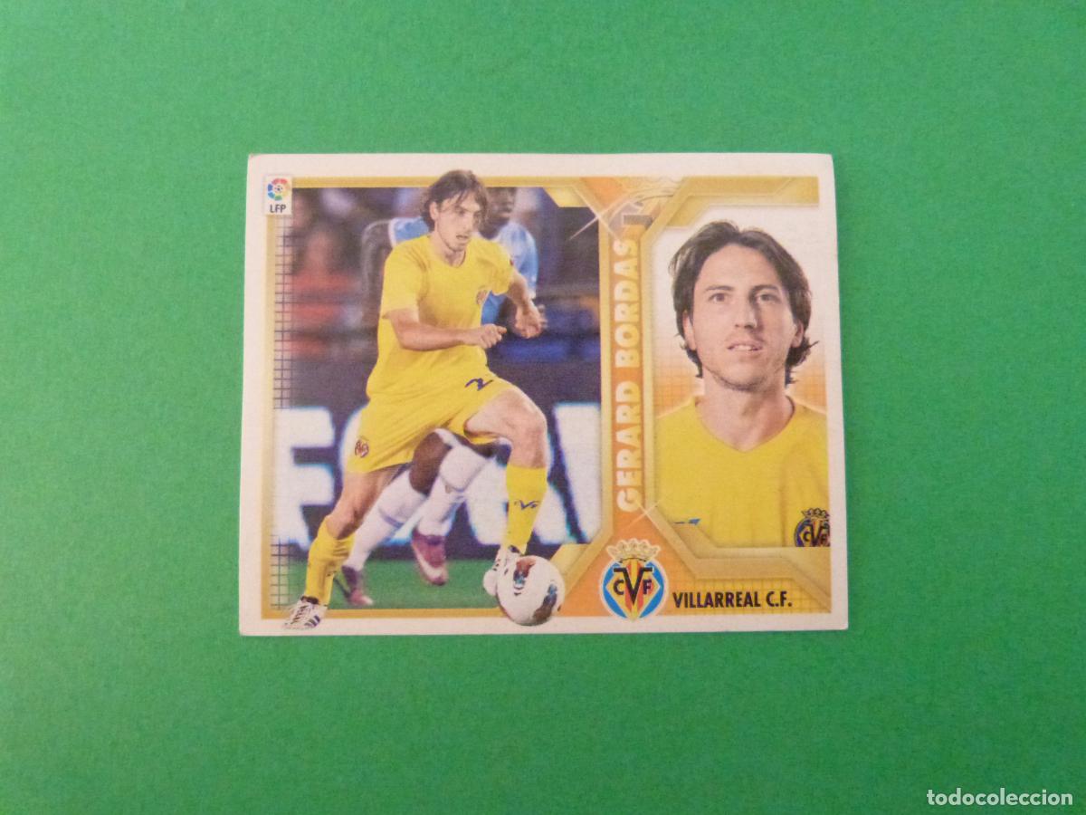Cromos de f&uacute;tbol: CROMO FUTBOL GERARD BORDAS VILLARREAL C.D. COLOCA SIN PEGAR N&ordm; 10 B LIGA ESTE 2011-2012/11-112