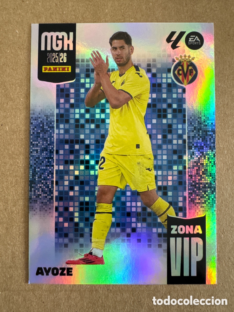Cromos de f&uacute;tbol: # 388 Ayoze Villarreal Zona Vip Megacracks 25 26 2025 2026 MGK