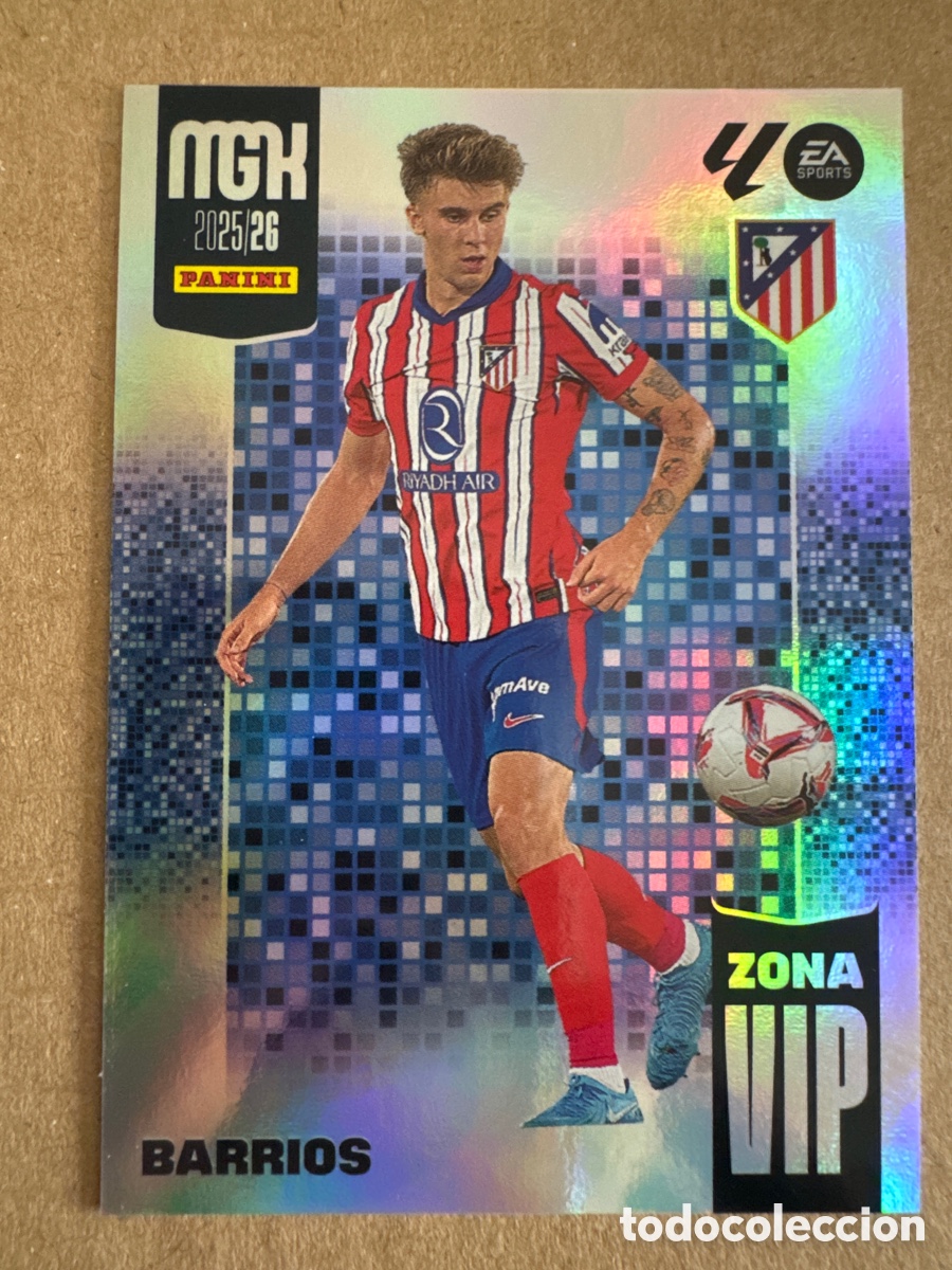 Cromos de f&uacute;tbol: # 389 Barrios Atl&eacute;tico de Madrid Zona Vip Megacracks 25 26 2025 2026 MGK