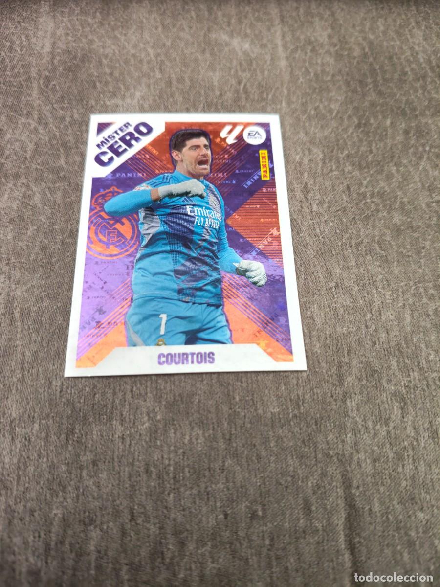 Cromos de f&uacute;tbol: Cromo 2 COURTOIS REAL MADRID BATALLA MISTER CERO. Colecci&oacute;n LALIGA F&uacute;tbol 2025-2026 PANINI Nuevo