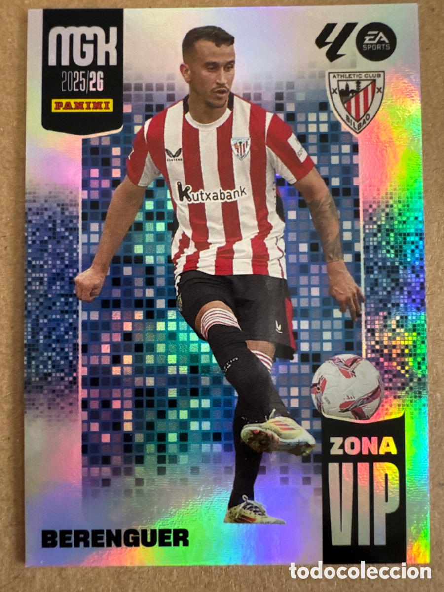 Cromos de f&uacute;tbol: # 390 Berenguer Athletic Club Bilbao Zona Vip Megacracks 25 26 2025 2026 MGK