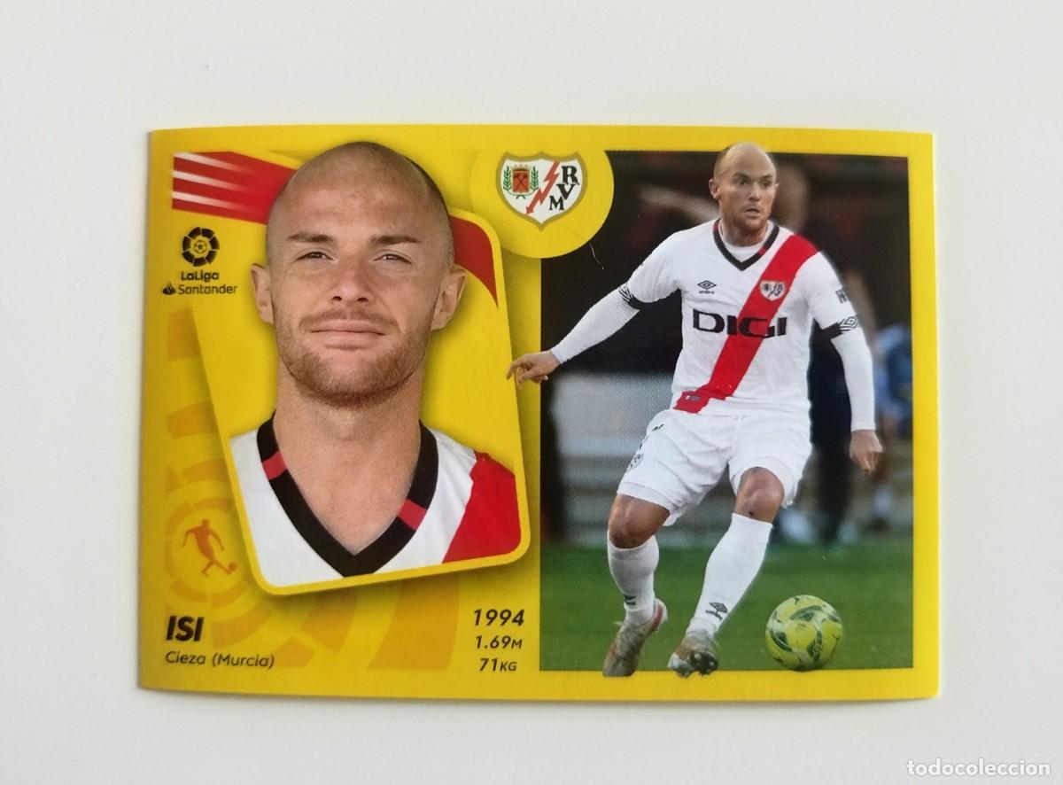 Cromos de f&uacute;tbol: Isi 16 SIN PEGAR NUNCA PEGADO Rayo Vallecano Liga Ediciones Este 21 22 / 2021 2022