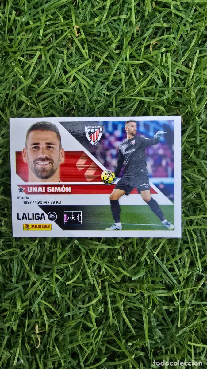Cromos de f&uacute;tbol: UNAI SIMON 3 ATHLETIC LIGA ESTE 2026 2027 26 27 PANINI LALIGA EA SPORTS