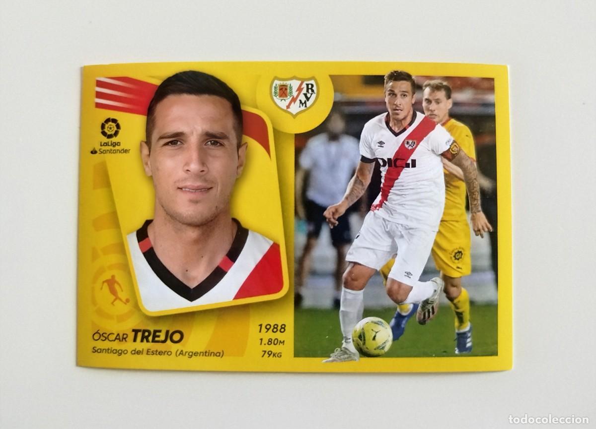 Cromos de f&uacute;tbol: Trejo 15 SIN PEGAR NUNCA PEGADO Rayo Vallecano Liga Ediciones Este 21 22 / 2021 2022