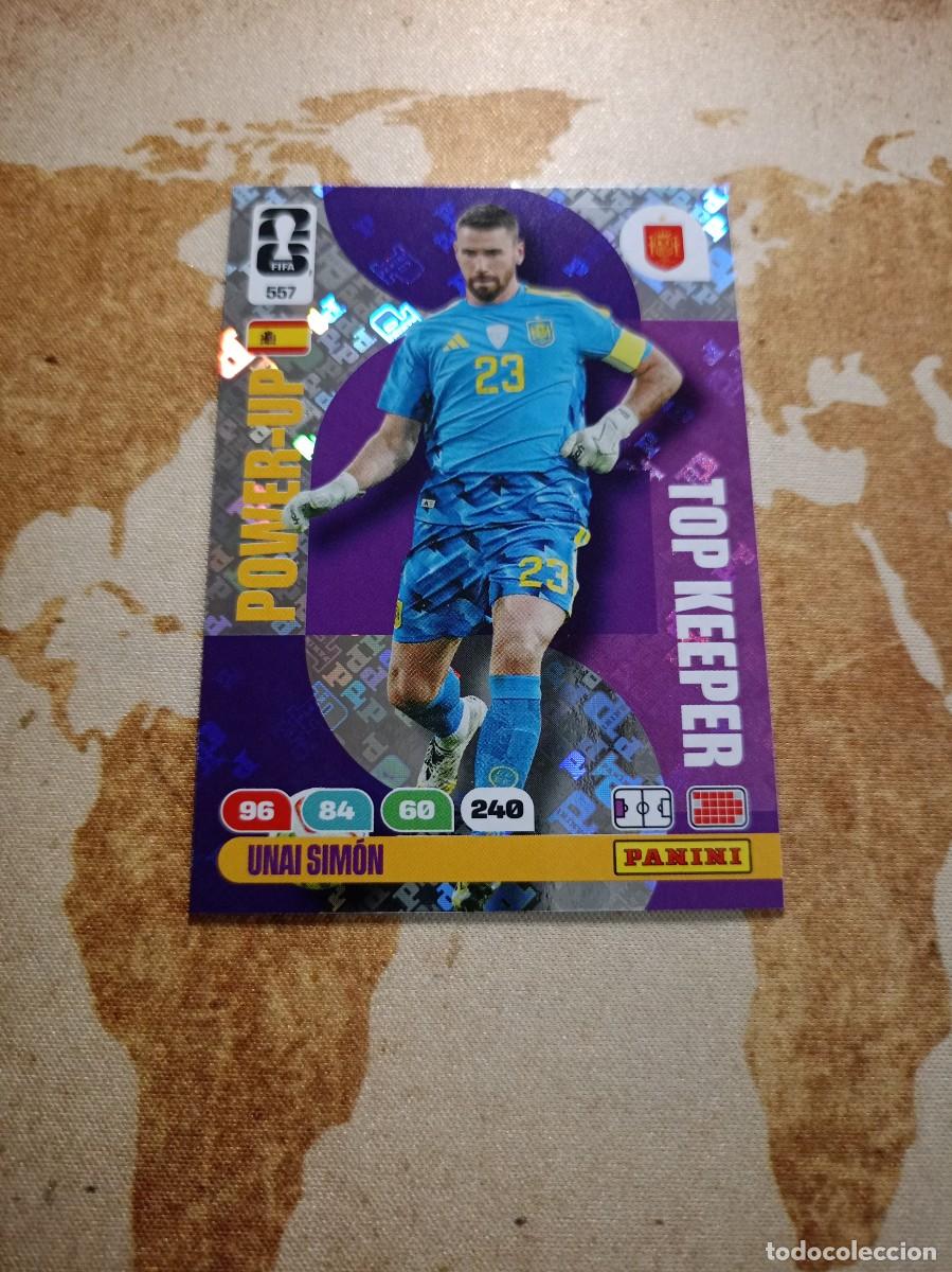 Cromos de f&uacute;tbol: Top Keeper 557 UNAI SIM&Oacute;N Adrenalyn WORLD cup 2026
