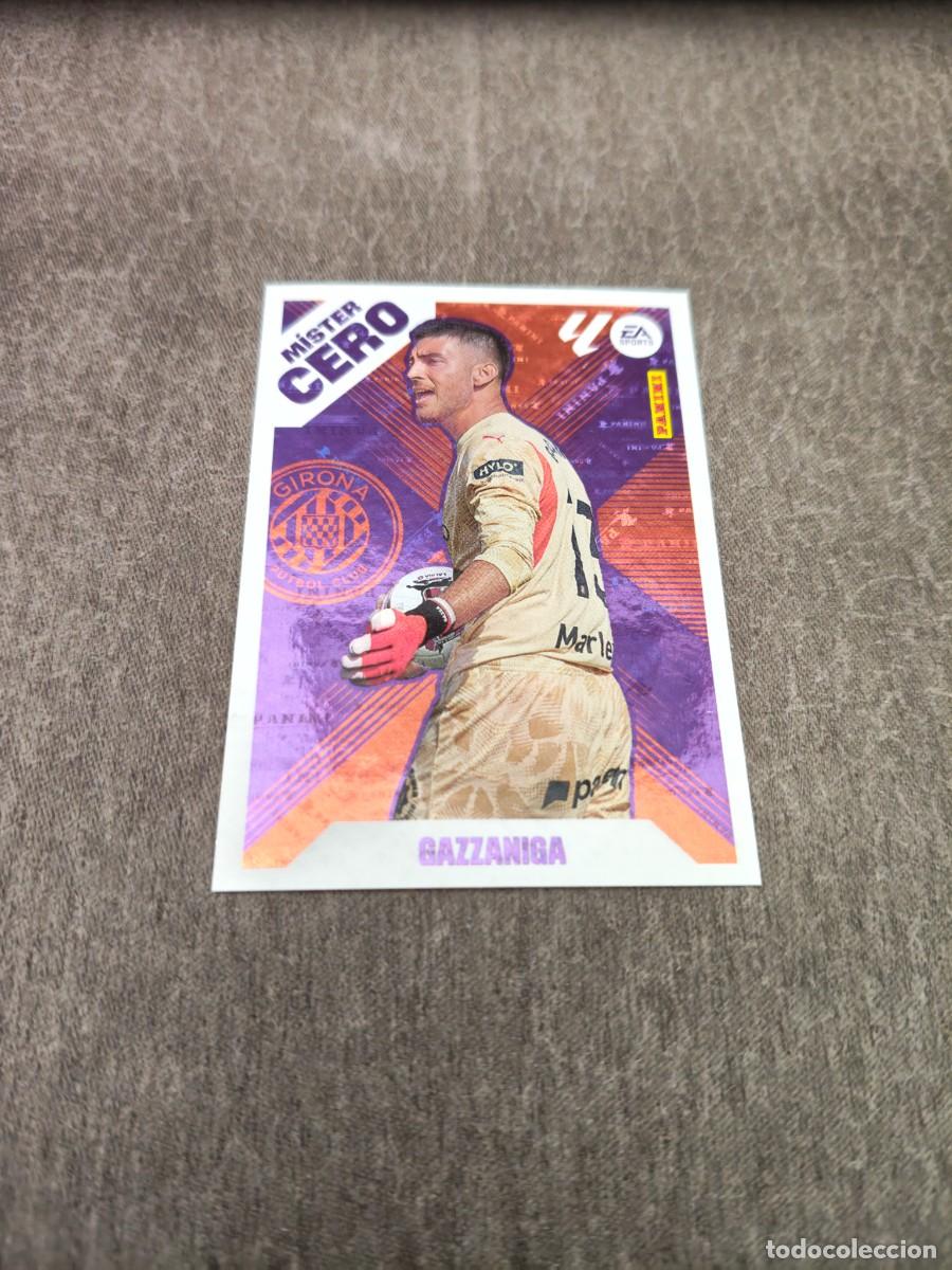Cromos de f&uacute;tbol: Cromo 5 GAZZANIGA GIRONA FC MISTER CERO. Colecci&oacute;n LALIGA F&uacute;tbol 2025-2026 PANINI Nuevo