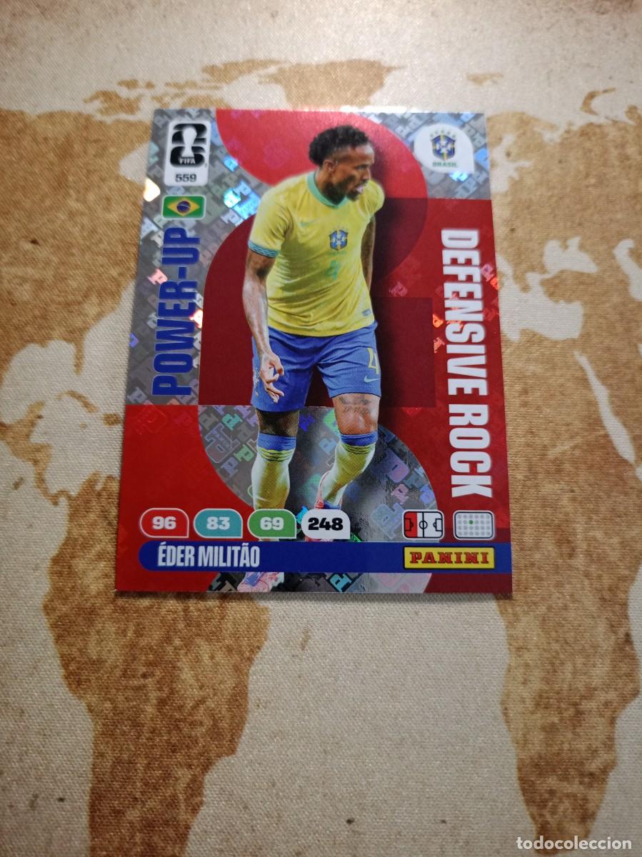 Cromos de f&uacute;tbol: Defensive Rock 559 &Eacute;DER MILITAO Adrenalyn WORLD cup 2026
