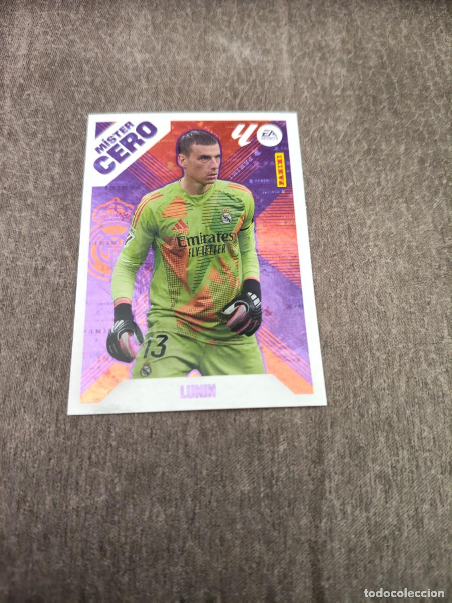 Fu&szlig;ball-Sticker: Cromo 7 LUNIN REAL MADRID MISTER CERO. Colecci&oacute;n LALIGA F&uacute;tbol 2025-2026 PANINI Nuevo