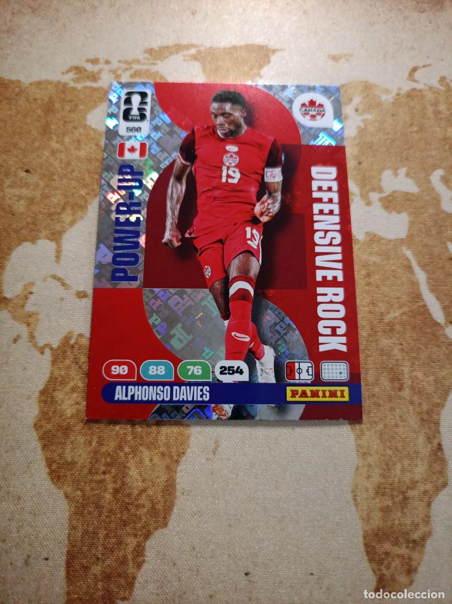 Fu&szlig;ball-Sticker: Defensive Rock 560 ALPHONSO DAVIES Adrenalyn WORLD cup 2026