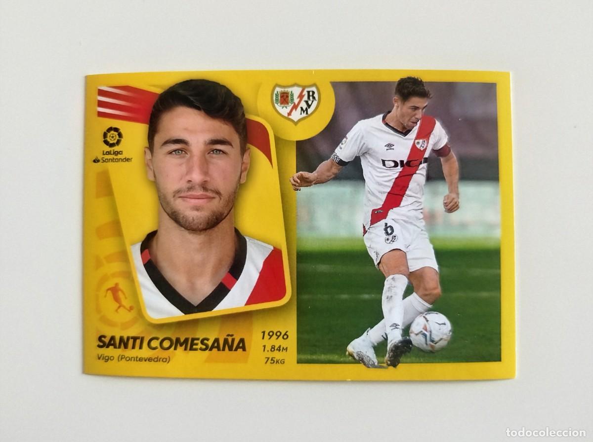 Fu&szlig;ball-Sticker: Santi Comesa&ntilde;a 12 SIN PEGAR NUNCA PEGADO Rayo Vallecano Liga Ediciones Este 21 22 / 2021 2022