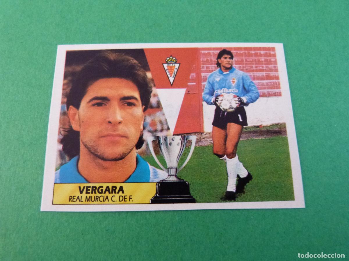Fu&szlig;ball-Sticker: CROMO FUTBOL VERGARA REAL MURCIA C.F. RECORTADO LIGA ESTE 1987-1988/87-88
