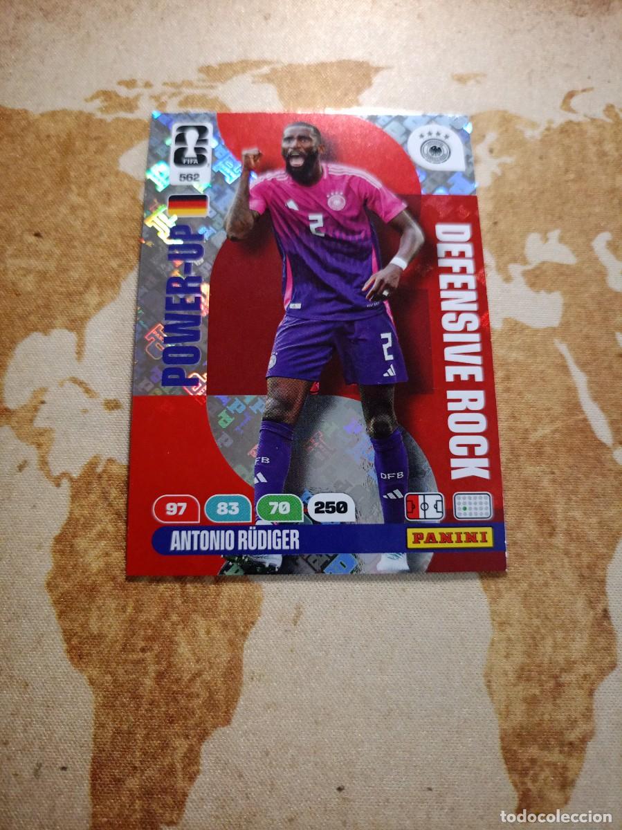 Cromos de f&uacute;tbol: Defensive Rock 562 ANTONIO R&Uuml;DIGER Adrenalyn WORLD cup 2026