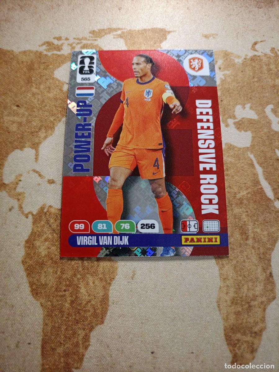 Cromos de f&uacute;tbol: Defensive Rock 565 VIRGIL VAN DIJK Adrenalyn WORLD cup 2026
