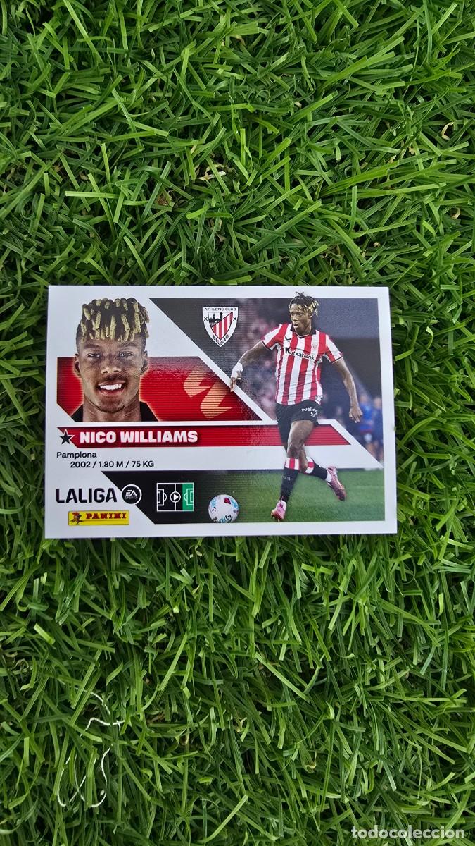 Cromos de f&uacute;tbol: NICO WILLIAMS 18 ATHLETIC LIGA ESTE 2026 2027 26 27 PANINI LALIGA EA SPORTS