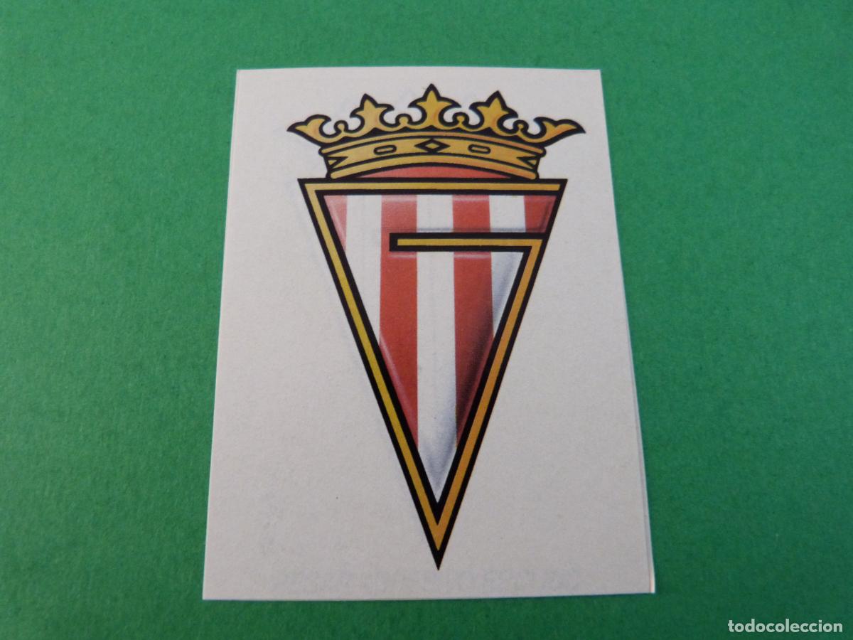 Cromos de f&uacute;tbol: CROMO FUTBOL ESCUDO SPORTING DE GIJON RECORTADO LIGA ESTE 1987-1988/87-88