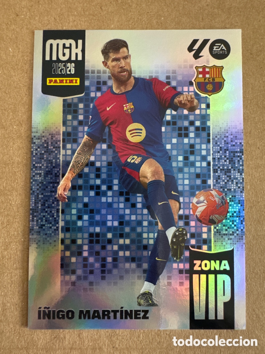 Cromos de f&uacute;tbol: # 396 I&ntilde;igo Mart&iacute;nez FC Barcelona Zona Vip Megacracks 25 26 2025 2026 MGK