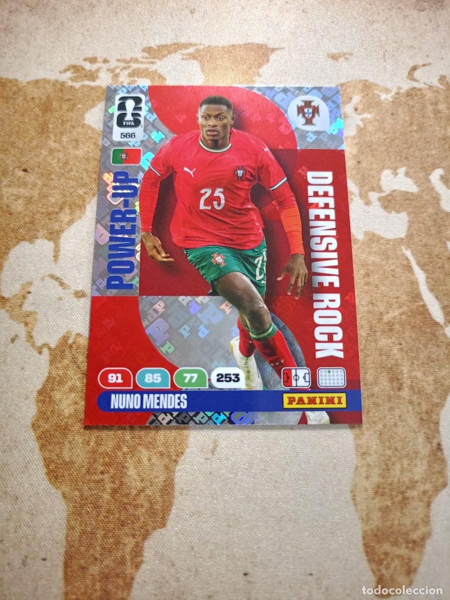 Cromos de f&uacute;tbol: Defensive Rock 566 NUNO MENDES Adrenalyn WORLD cup 2026