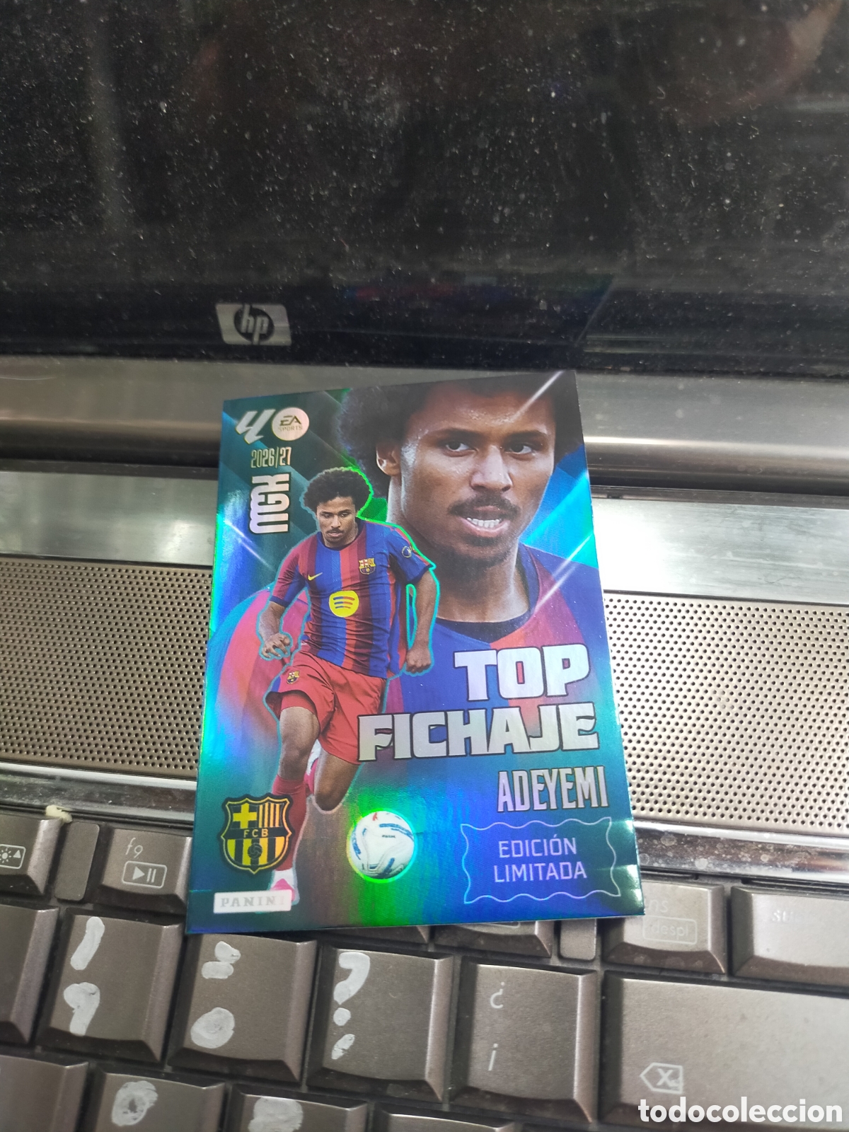 Cromos de f&uacute;tbol: MEGACRACKS 2026 2027 TOP FICHAJE ADEYEMI EDICION LIMITADA