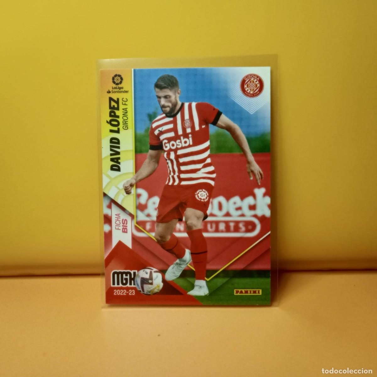 Cromos de f&uacute;tbol: MEGACRACKS 2022 2023 22/23 GIRONA FC DAVID L&Oacute;PEZ 200 BIS 2&ordf; EDICI&Oacute;N