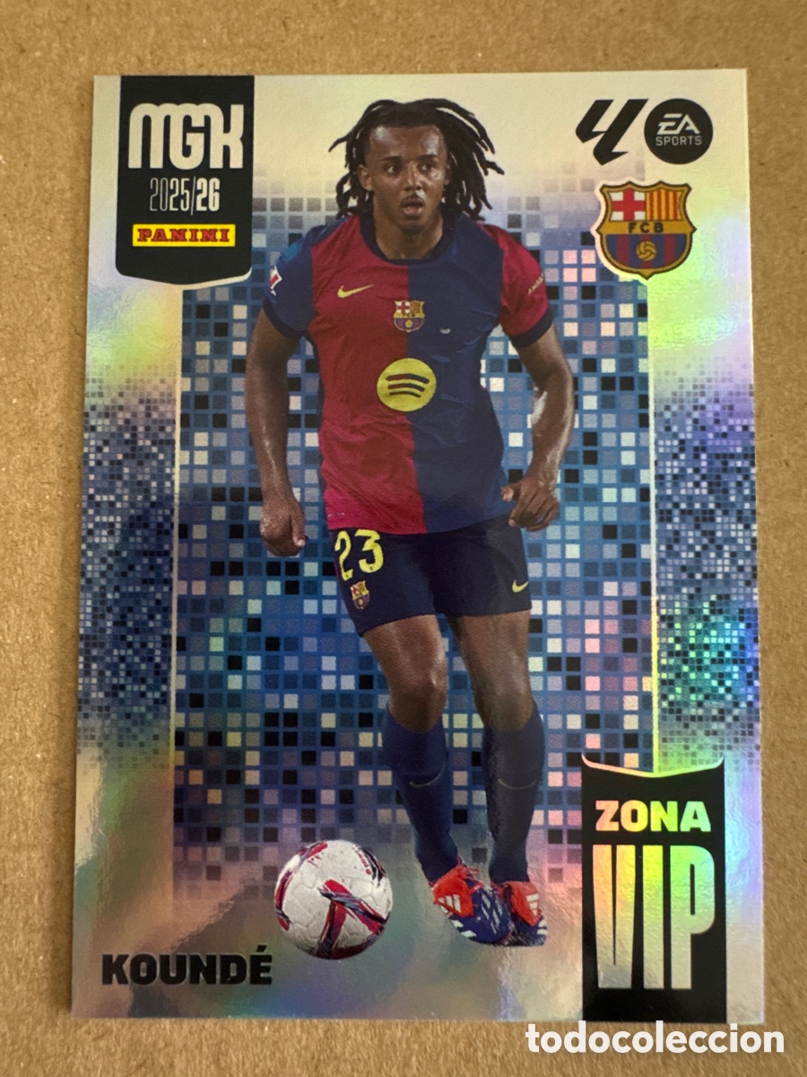Cromos de f&uacute;tbol: # 399 Kounde FC Barcelona Zona Vip Megacracks 25 26 2025 2026 MGK