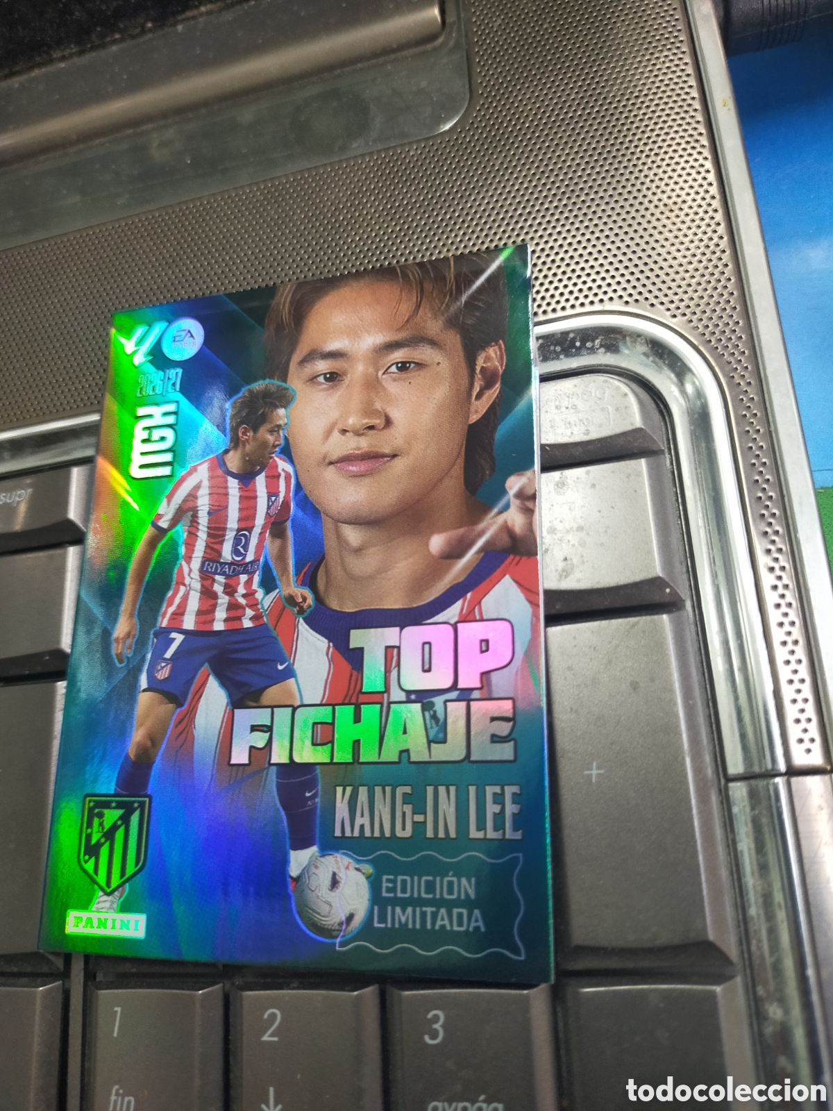 Cromos de f&uacute;tbol: MEGACRACKS 2026 2027 TOP FICHAJE KANG-IN-LEE EDICION LIMITADA