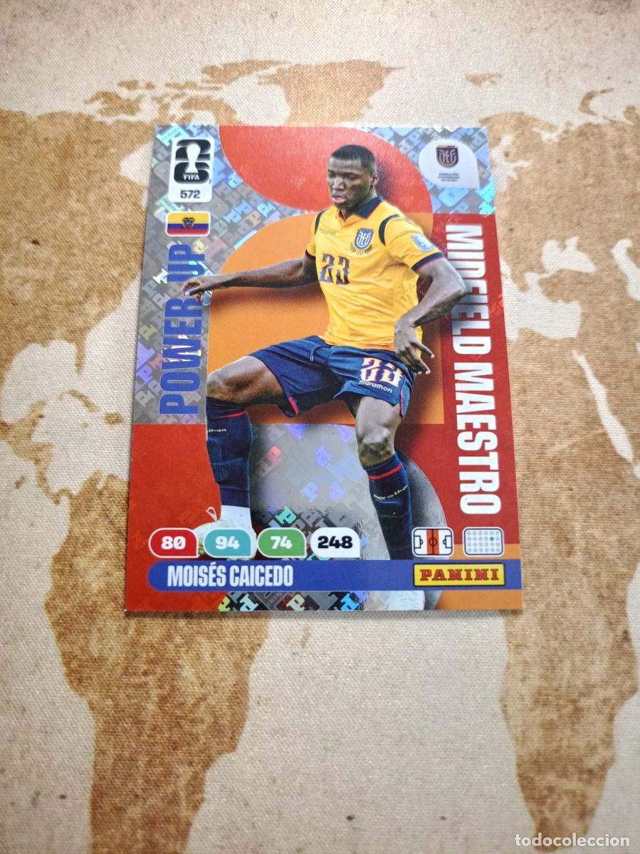 Cartes &agrave; collectionner de Football: Midfield Maestro 572 MOIS&Eacute;S CAICEDO Adrenalyn WORLD cup 2026