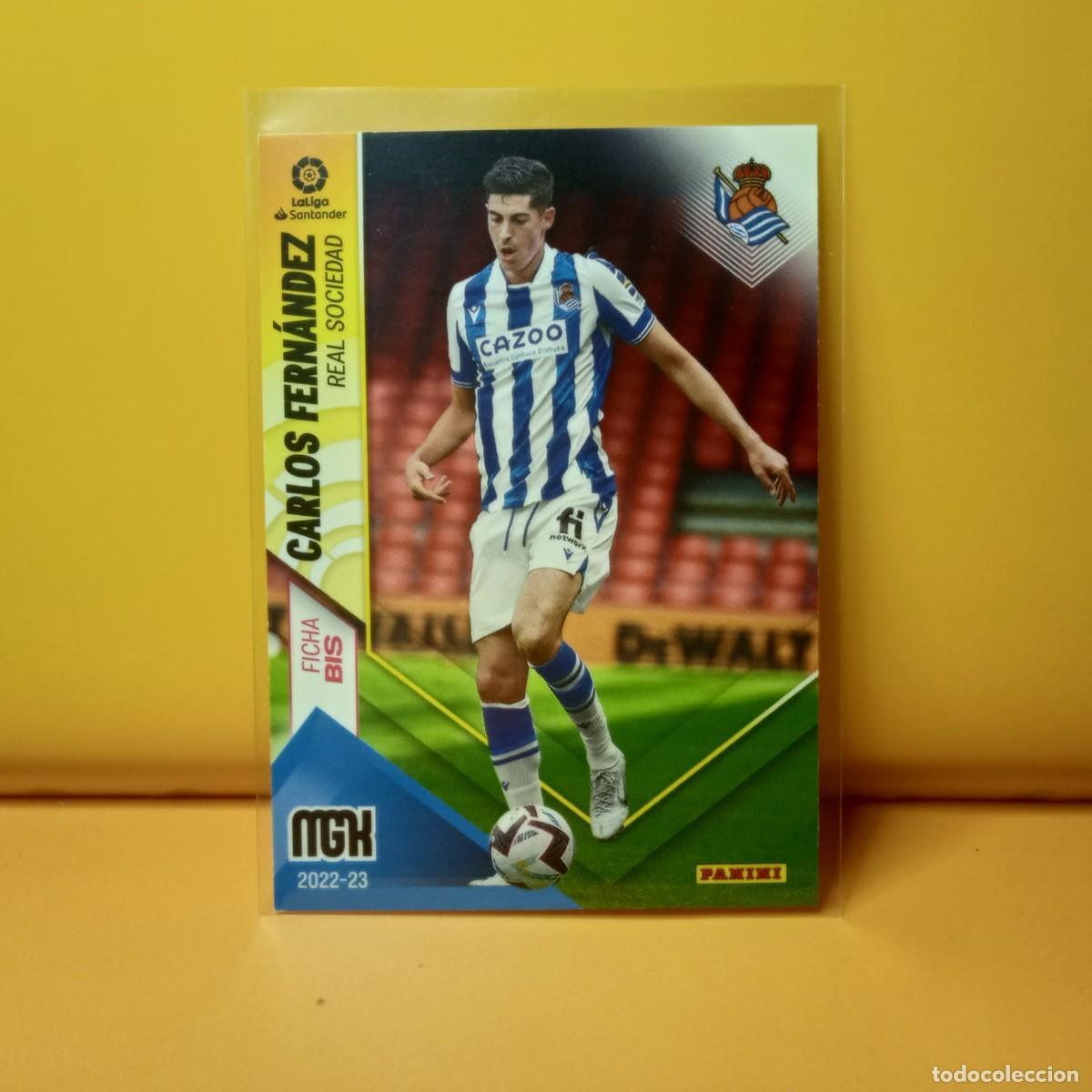Cartes &agrave; collectionner de Football: MEGACRACKS 2022 2023 22/23 REAL SOCIEDAD CARLOS FERM&Aacute;NDEZ 295 BIS 2&ordf; EDICI&Oacute;N