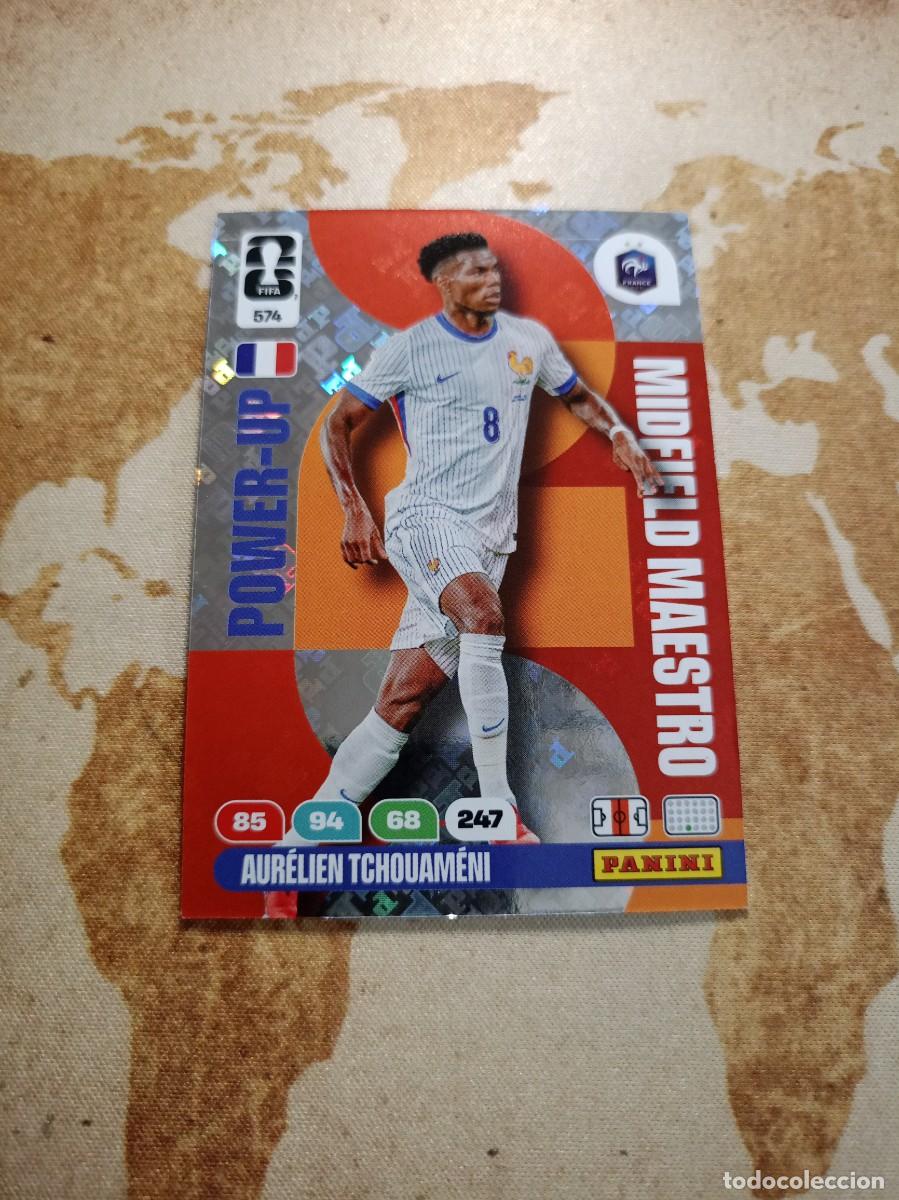 Cromos de f&uacute;tbol: Midfield Maestro 574 AURELIEN TCHOUAMENI Adrenalyn WORLD cup 2026