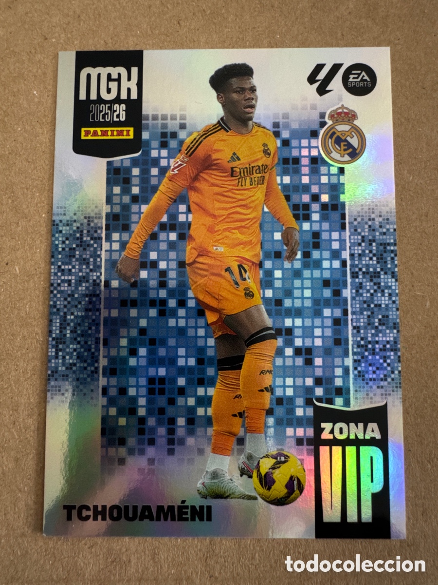 Cromos de f&uacute;tbol: # 405 Tchouameni Real Madrid Zona Vip Megacracks 25 26 2025 2026 MGK