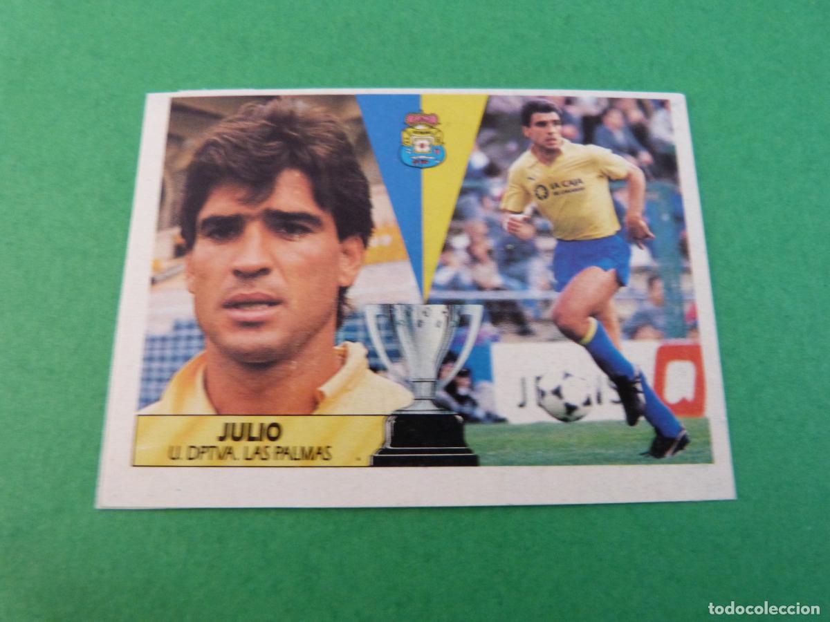Cromos de Futebol: CROMO FUTBOL JULIO U.D. LAS PALMAS RECORTADO LIGA ESTE 1987-1988/87-88