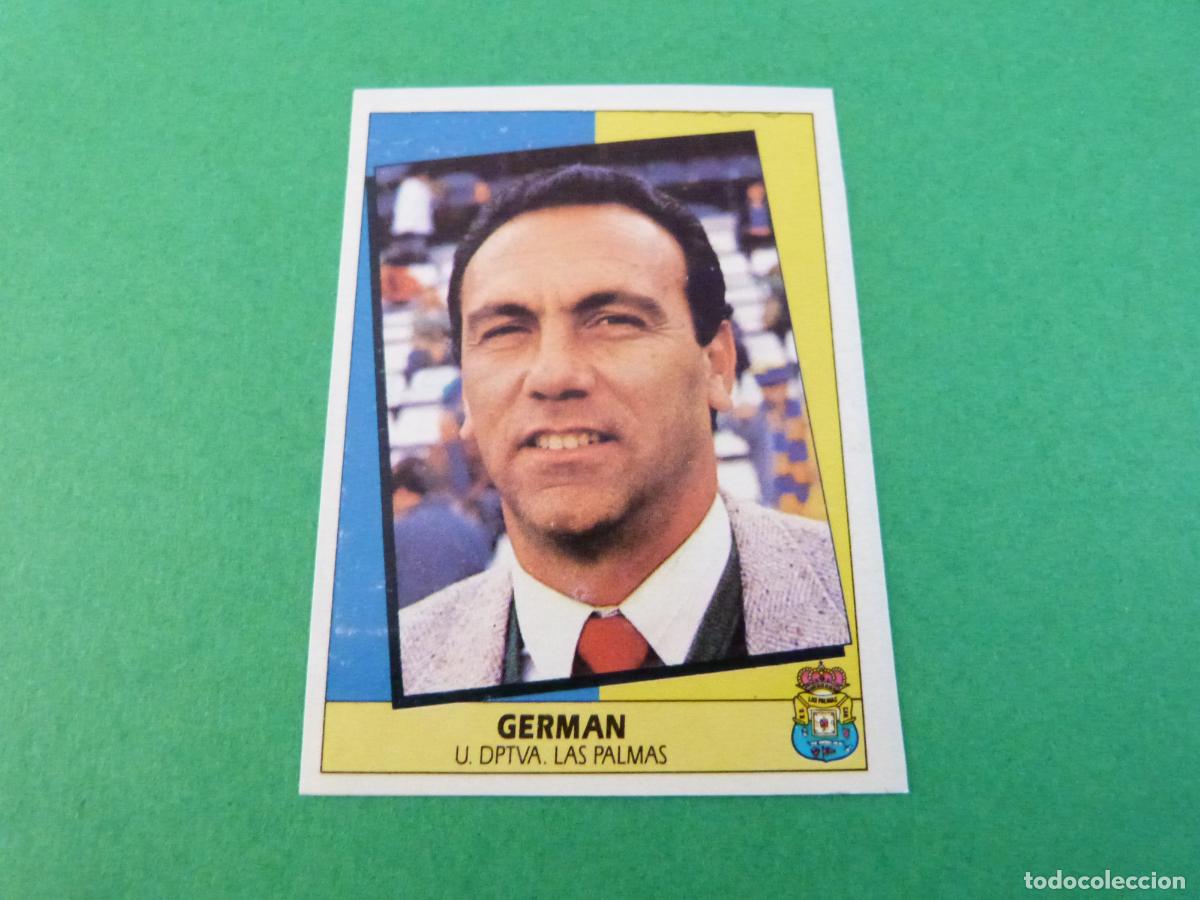 Cromos de f&uacute;tbol: CROMO FUTBOL GERMAN U.D. LAS PALMAS RECORTADO LIGA ESTE 1987-1988/87-88