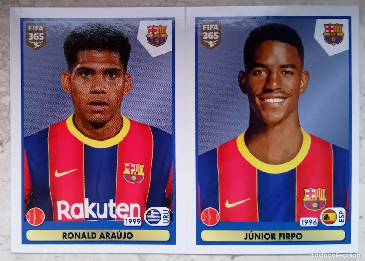 Cromos de f&uacute;tbol: Figurina Panini 2020-21 Cromo Fifa 365 2021 Araujo Junior Firpo Barcelona n 108