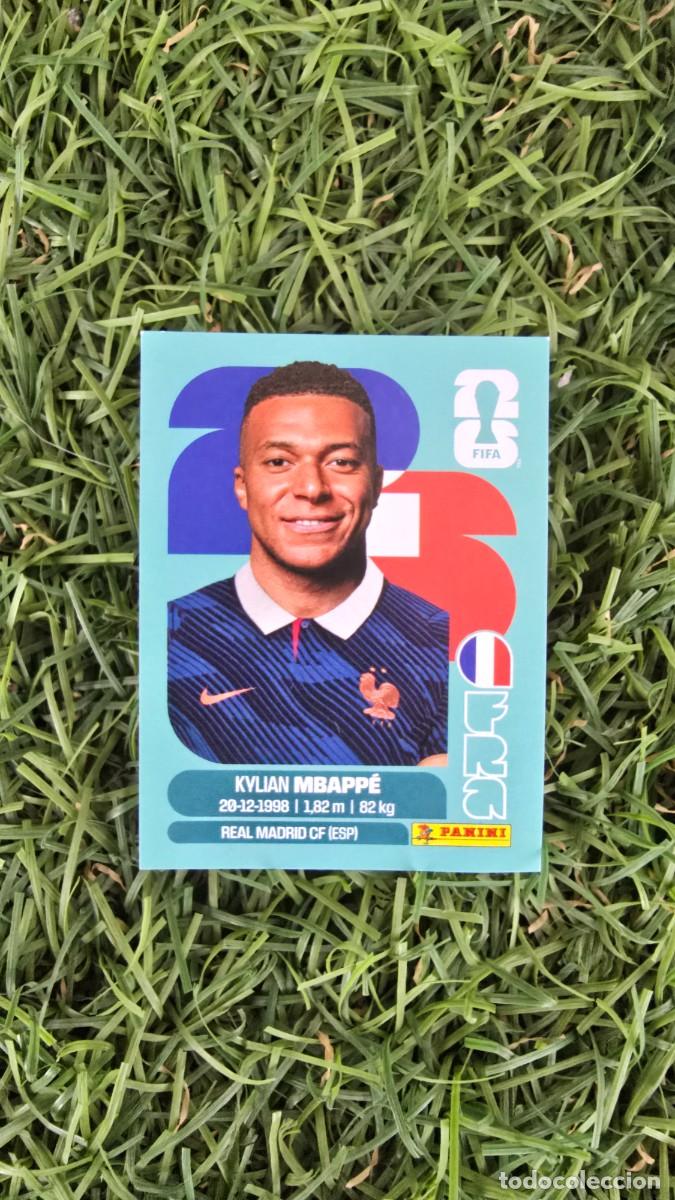 Cromos de f&uacute;tbol: Mbappe Francia 20 Mundial 2026 cromo sticker Panini