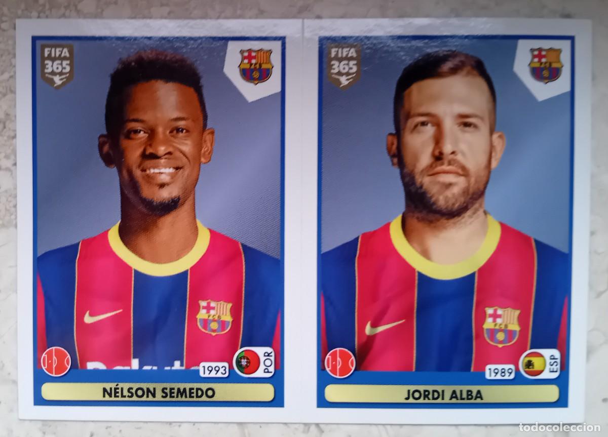 Cromos de f&uacute;tbol: Figurina Panini 2020-21 Cromo Fifa 365 2021 Semedo Jordi Alba Barcelona n 109
