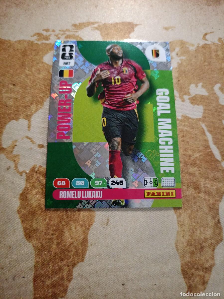 Cromos de f&uacute;tbol: Goal Machine 587 ROMELU LUKAKU Adrenalyn WORLD cup 2026