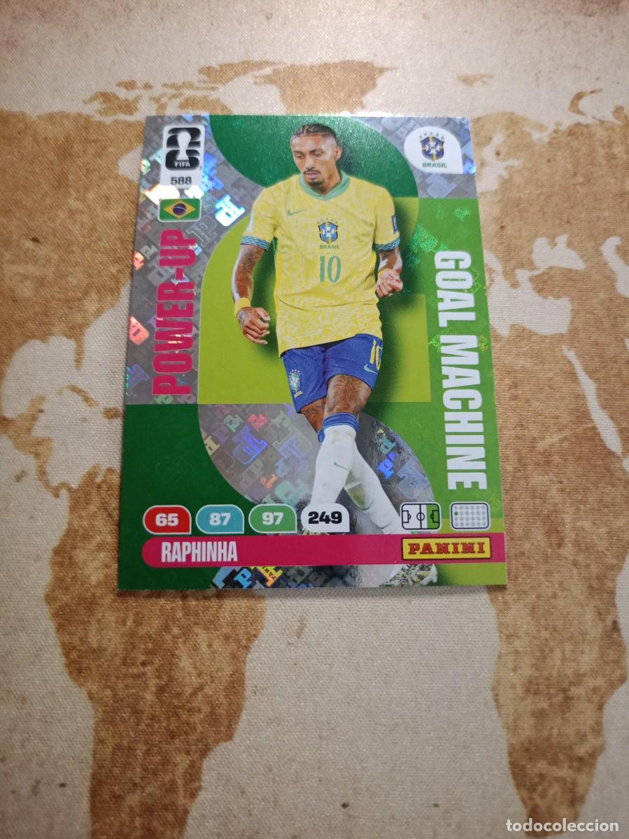 Cromos de f&uacute;tbol: Goal Machine 588 RAPHINHA Adrenalyn WORLD cup 2026