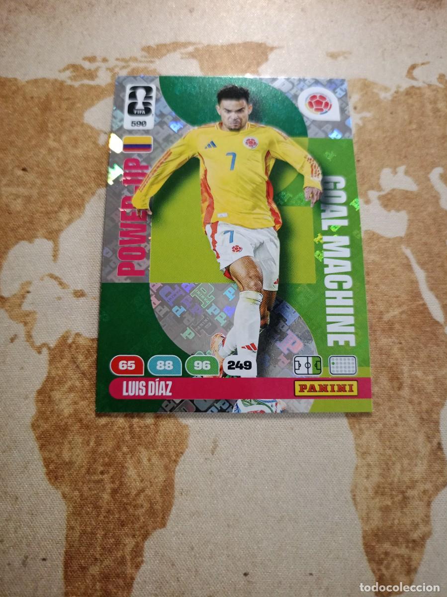 Cromos de f&uacute;tbol: Goal Machine 590 LUIS D&Iacute;AZ Adrenalyn WORLD cup 2026