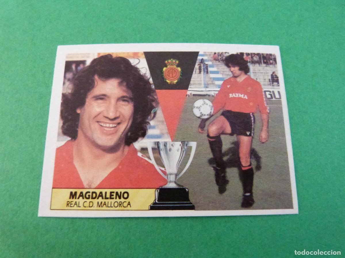 Cromos de f&uacute;tbol: CROMO FUTBOL MAGDALENO R.C.D. MALLORCA RECORTADO LIGA ESTE 1987-1988/87-88