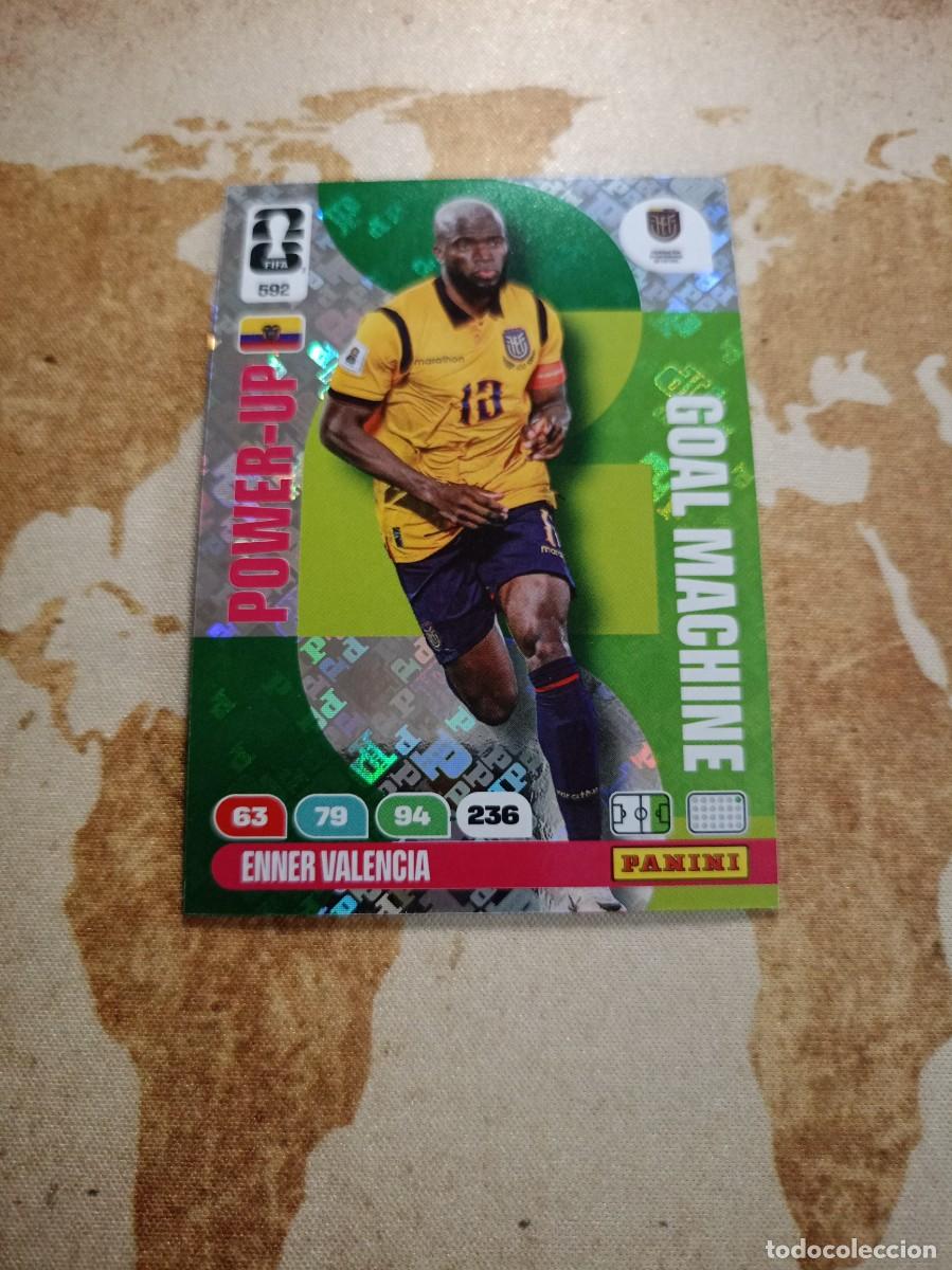 Cromos de f&uacute;tbol: Goal Machine 592 ENNER VALENCIA Adrenalyn WORLD cup 2026
