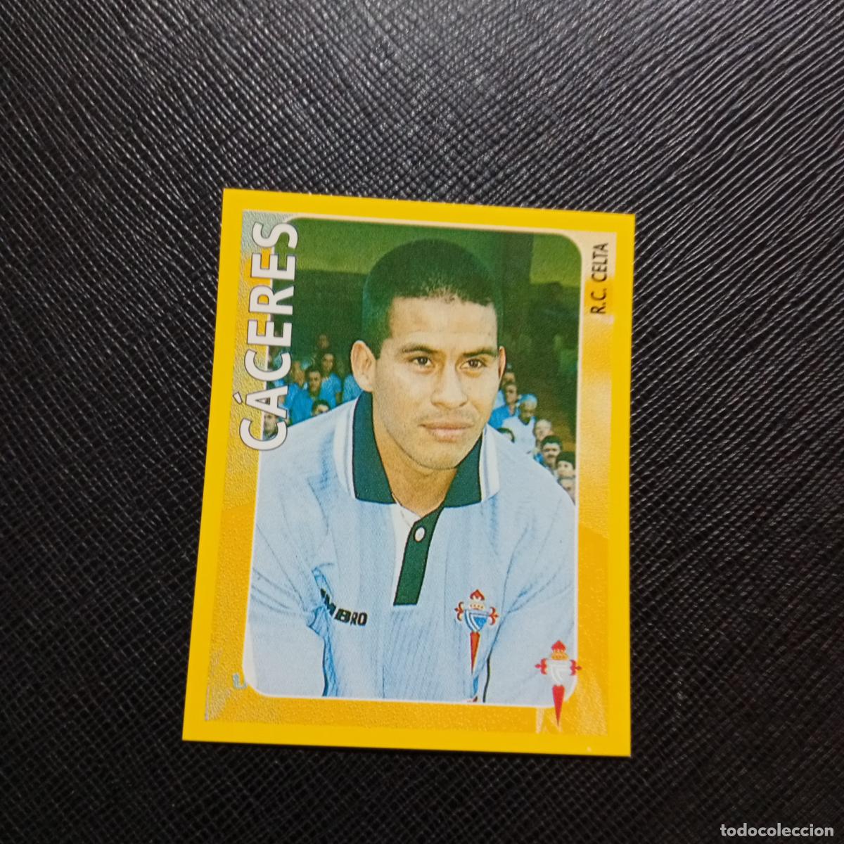 Football Stickers: 137 CACERES CELTA PANINI SUPER CAMPEONATO 1998 1999 FUTBOL 98 99 - SIN PEGAR - A216 PG64
