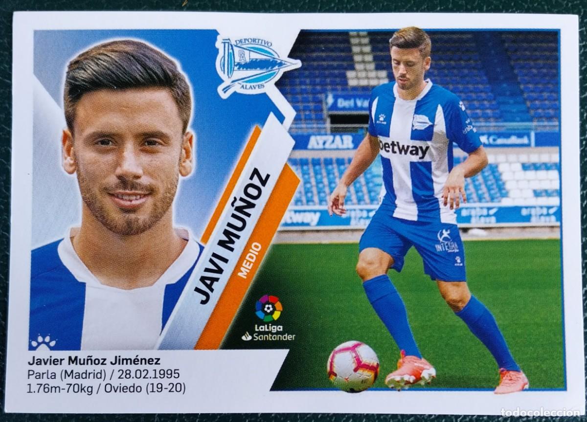 Cromos de f&uacute;tbol: 12B / 12 B JAVI MU&Ntilde;OZ DEPORTIVO ALAVES CROMOS ALBUM EDICIONES ESTE 2019 2020 19 20