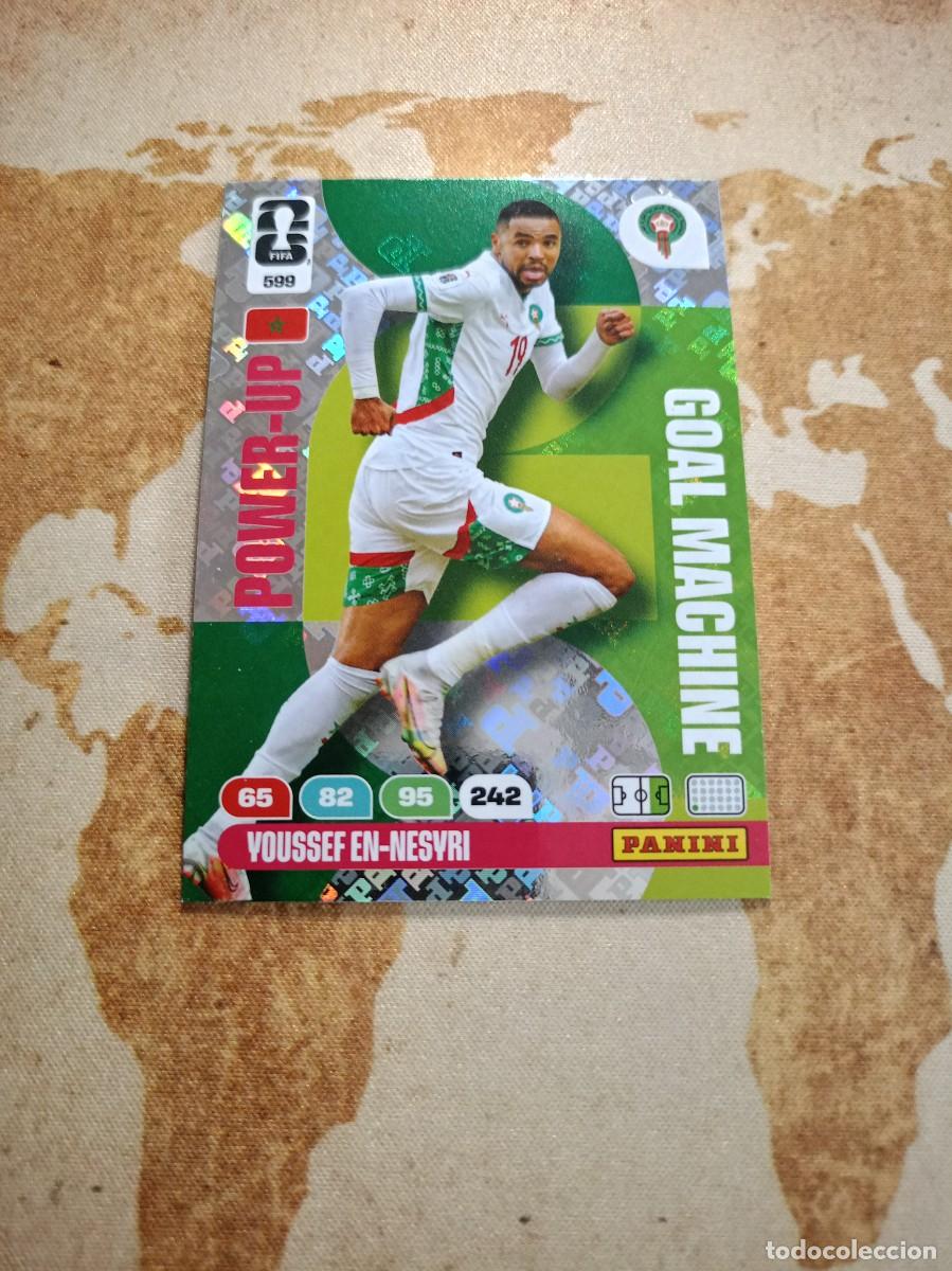 Cromos de f&uacute;tbol: Goal Machine 599 YOUSSEF EN-NESYRI Adrenalyn WORLD cup 2026