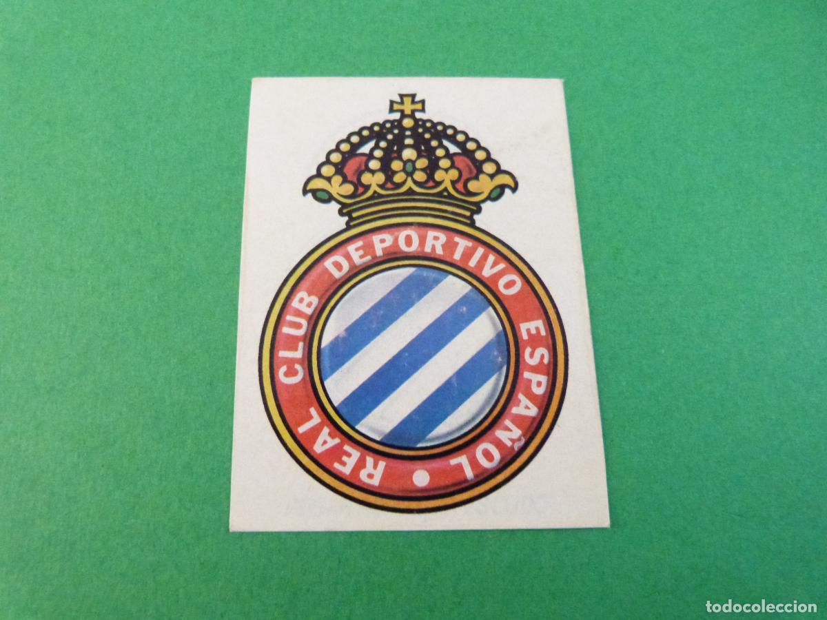Cromos de f&uacute;tbol: CROMO FUTBOL ESCUDO R.C.D. ESPA&Ntilde;OL-ESPANYOL RECORTADO LIGA ESTE 1987-1988/87-88