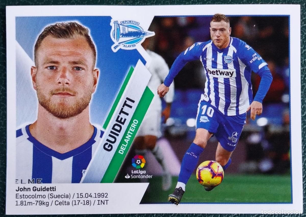 Fu&szlig;ball-Sticker: 14 GUIDETTI DEPORTIVO ALAVES CROMOS ALBUM EDICIONES ESTE 2019 2020 19 20